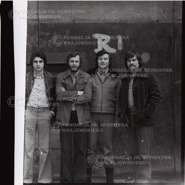# 1072 - 1975r. od lewej: Seweryn Krajewski, Jerzy Skrzypczyk, Bernard Dornowski, Ryszard Kaczmarek
