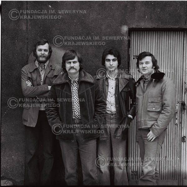 # 1075 - 1975r. od lewej: Jerzy Skrzypczyk, Ryszard Kaczmarek, Seweryn Krajewski, Bernard Dornowski