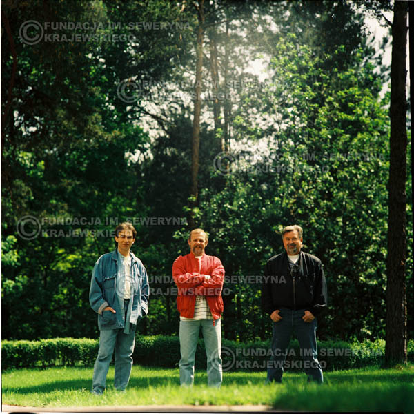 # 1159 - 1991r. sesja zdjęciowa w Michalinie, come back Czerwonych Gitar w składzie: Seweryn Krajewski, Bernard Dornowski, Jerzy Skrzypczyk