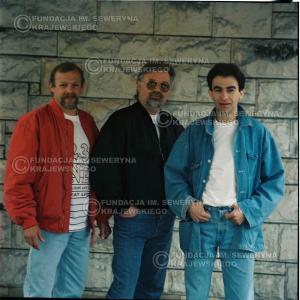 # 1177 - 1991r. sesja zdjęciowa w Michalinie, come back Czerwonych Gitar w składzie: Seweryn Krajewski, Jerzy Skrzypczyk, Bernard Dornowski.