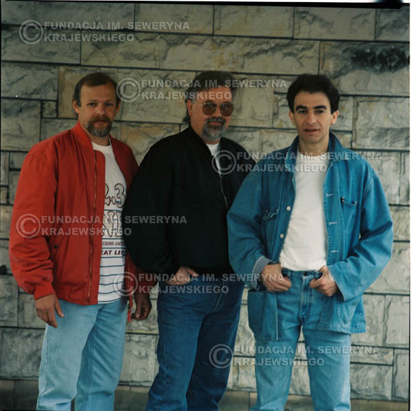 # 1178 - 1991r. sesja zdjęciowa w Michalinie, come back Czerwonych Gitar w składzie: Seweryn Krajewski, Jerzy Skrzypczyk, Bernard Dornowski.