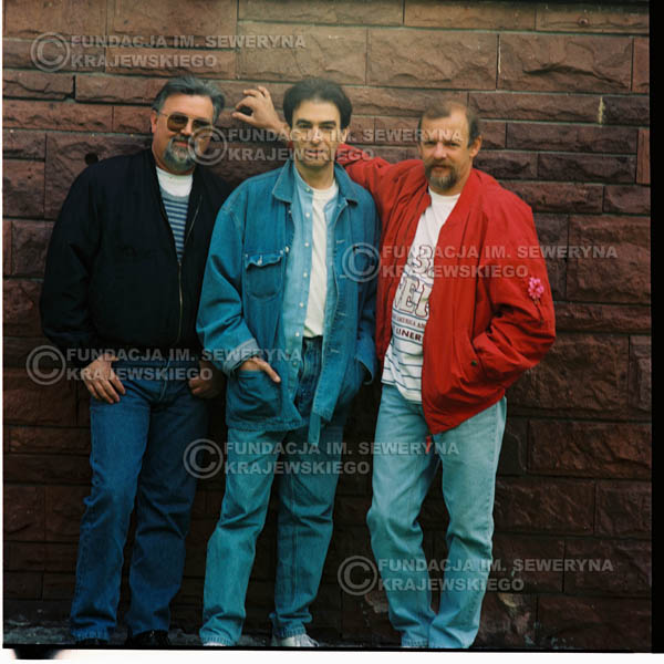 # 1186 - 1991r. sesja zdjęciowa w Michalinie, come back Czerwonych Gitar w składzie: Seweryn Krajewski, Jerzy Skrzypczyk, Bernard Dornowski.