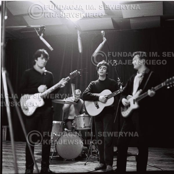 # 256 - 1967r. Czerwone Gitary próba mikrofonu klub 'Ster' w Gdańsku-Wrzeszczu