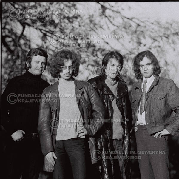 # 511 - 'Trzy Korony' 1970r - Od lewej: Ryszard Klenczon, Grzegorz Andrian Krzysztof Klenczon, Piotr Stajkowski