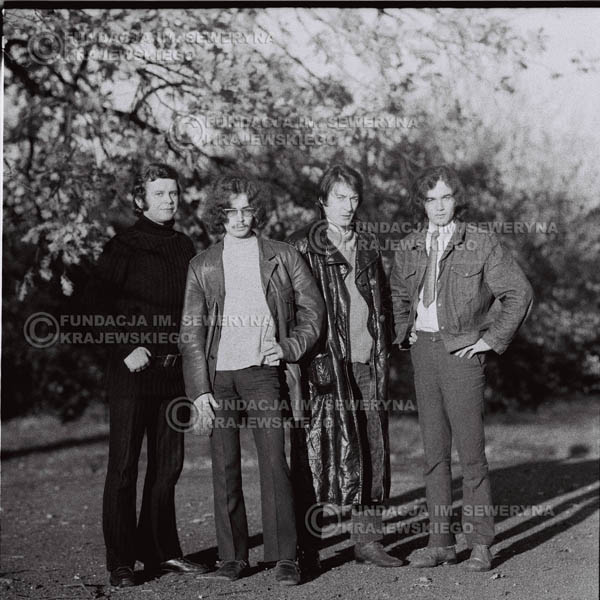 # 512 - 'Trzy Korony' 1970r - Od lewej: Ryszard Klenczon, Grzegorz Andrian Krzysztof Klenczon, Piotr Stajkowski