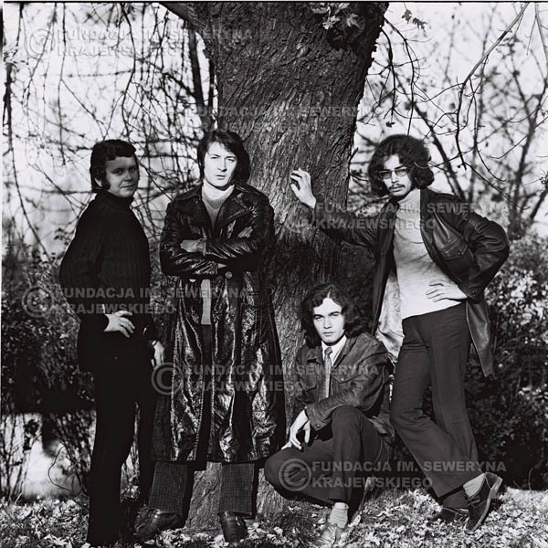 # 518 - 'Trzy Korony' 1970r  - Od lewej:Ryszard Klenczon, Krzysztof Klenczon, Piotr Stajkowski,  Grzegorz Andrian.