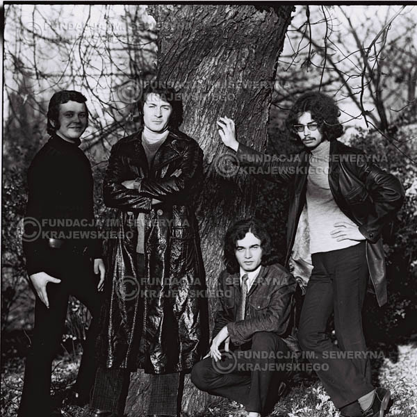 # 521 - 'Trzy Korony' 1970r - Od lewej:  Ryszard Klenczon, Krzysztof Klenczon, Piotr Stajkowski,  Grzegorz Andrian.