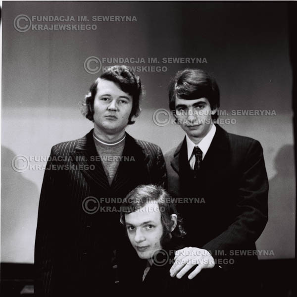 # 736 - Czerwone Gitary 1970r. w składzie: Seweryn Krajewski, Jerzy Skrzypczyk i Bernard Dornowski