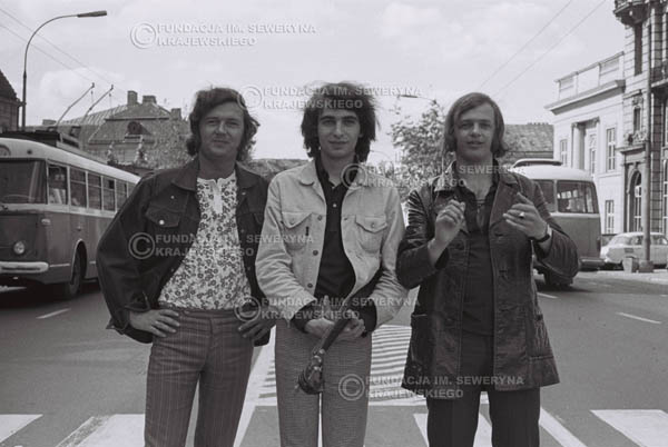 # 781 - 1970r. Warszawa, Czerwone Gitary w składzie: Seweryn Krajewski, Bernard Dornowski, Jerzy Skrzypczyk
