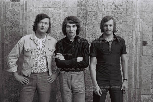 # 797 - 1970r. Warszawa, Czerwone Gitary w składzie: Seweryn Krajewski, Bernard Dornowski, Jerzy Skrzypczyk