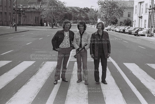 # 813 - 1970r. Warszawa, Czerwone Gitary w składzie: Seweryn Krajewski, Bernard Dornowski, Jerzy Skrzypczyk