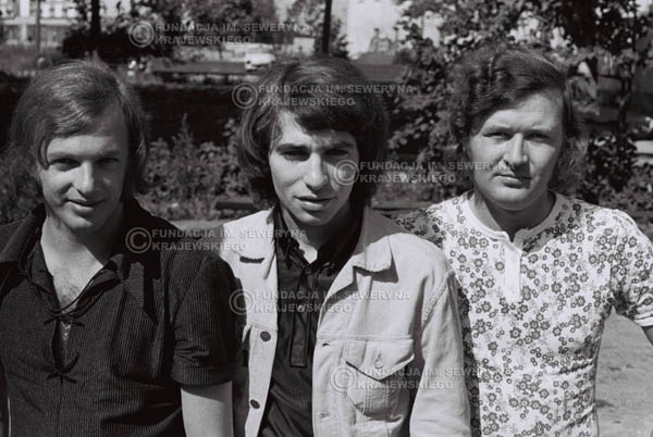 # 815 - 1970r. Warszawa, Czerwone Gitary w składzie: Seweryn Krajewski, Bernard Dornowski, Jerzy Skrzypczyk