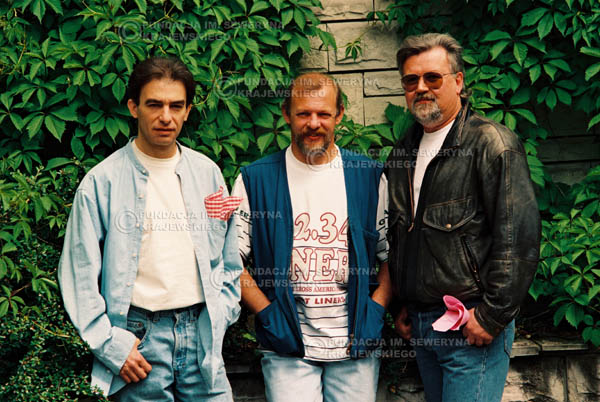 # 890 - 1991r. sesja zdjęciowa w Michalinie, Czerwone Gitary w składzie (come back):Seweryn Krajewski, Bernard Dornowski, Jerzy Skrzypczyk
