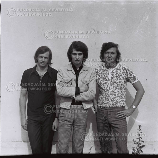 # 1014 - Czerwone Gitary 1970r. w składzie: Seweryn Krajewski, Bernaed Dornowski, Jerzy Skrzypczyk.