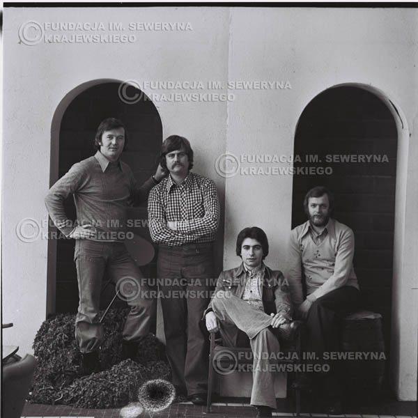 # 1063 - 1975r. Od lewej: Ryszard Kaczmarek, Bernard Dornowski, Seweryn Krajewski, Jerzy Skrzypczyk