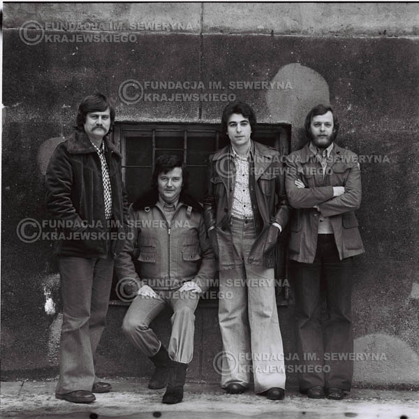 # 1066 - 1975r. Od lewej: Ryszard Kaczmarek, Bernard Dornowski, Seweryn Krajewski, Jerzy Skrzypczyk