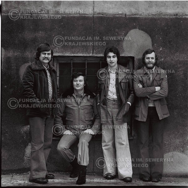 # 1069 - 1975r. Od lewej: Ryszard Kaczmarek, Bernard Dornowski, Seweryn Krajewski, Jerzy Skrzypczyk