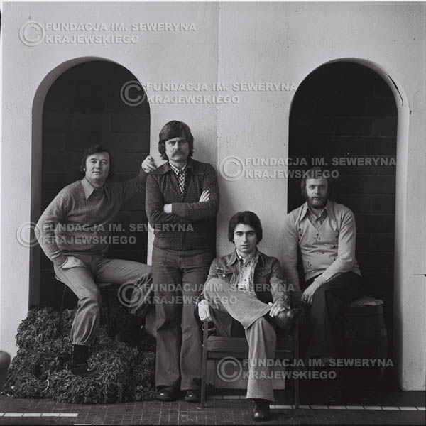 # 1081 - 1975r. od lewej: Bernard Dornowski, Ryszard Kaczmarek, Seweryn Krajewski, Jerzy Skrzypczyk