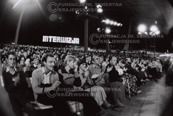 # 1520 - 1980r. Czwarty Międzynarodowy Festiwal Interwizji w Sopocie, widownia.
