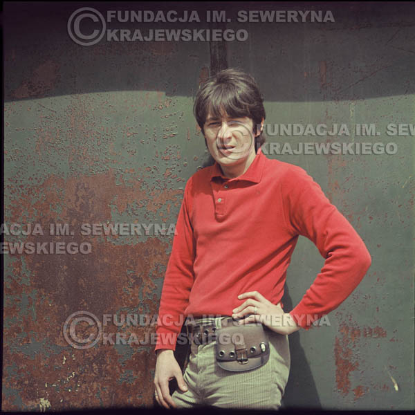 # 341 - Krzysztof Klenczon, Łódź, sesja do płyty pt: 'Czerwone Gitary 3' 1967r