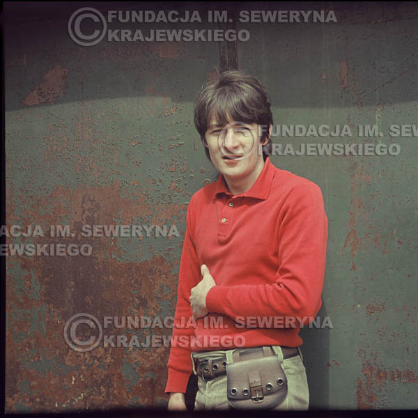 # 342 - Krzysztof Klenczon, Łódź, sesja do płyty pt: 'Czerwone Gitary 3' 1967r