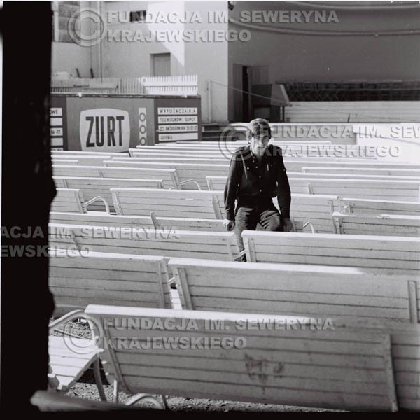 # 400 - Seweryn Krajewski, 1967r. sesja w Sopocie (zdjęcia dla fanów do autografów)
