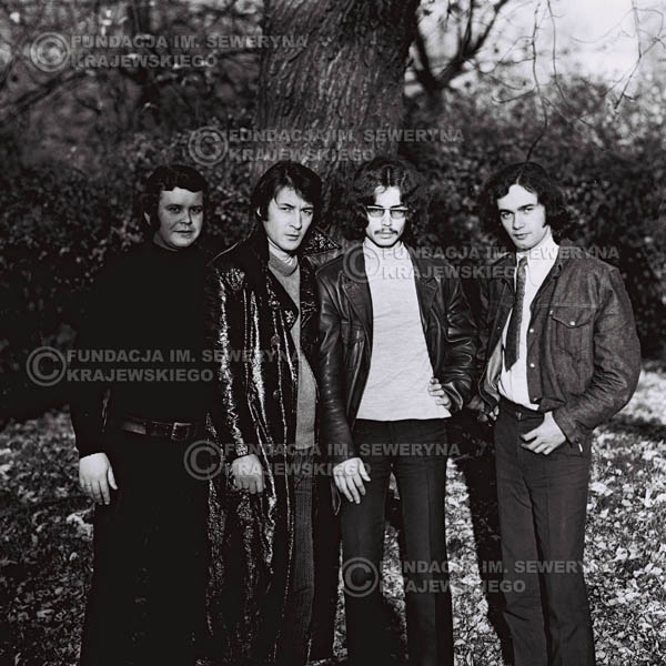 # 500 - 'Trzy Korony' 1970r. W składzie: od lewej: Ryszard Klenczon , Krzysztof Klenczon, Grzegorz Andrian i Piotr Stajkowski