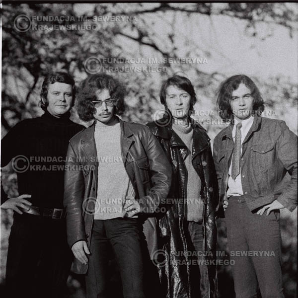# 508 - 'Trzy Korony' 1970r - Od lewej: Ryszard Klenczon, Grzegorz Andrian Krzysztof Klenczon, Piotr Stajkowski