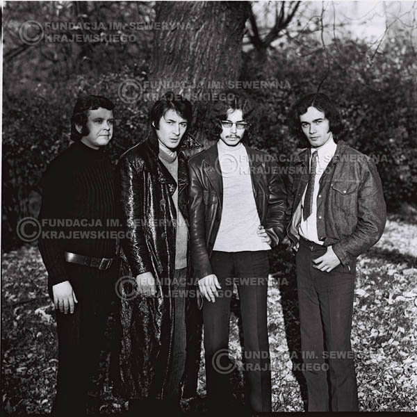 # 516 - 'Trzy Korony' 1970r - Od lewej:  Ryszard Klenczon, Krzysztof Klenczon, Grzegorz Andrian i Piotr Stajkowski.