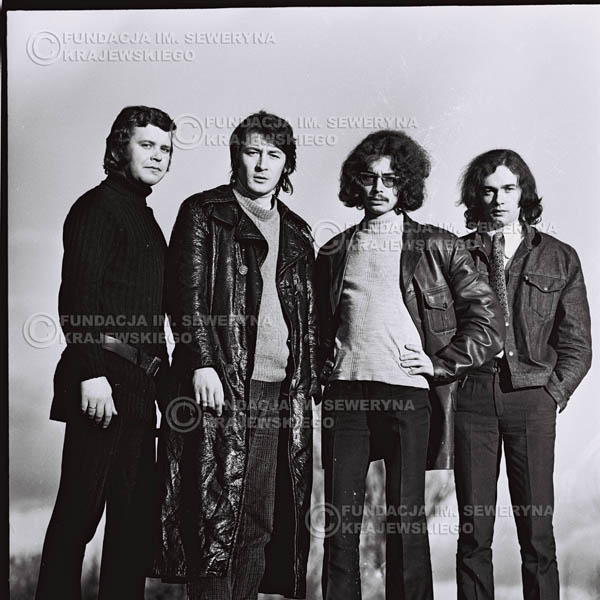 # 520 - 'Trzy Korony' 1970r - Od lewej: Ryszard Klenczon, Krzysztof Klenczon, Grzegorz Andrian i Piotr Stajkowski.