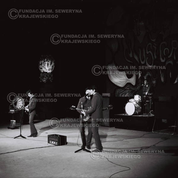 # 531 - 1968r kwiecień,  Musicorama (powstała z inicjatywy Franciszka Walickiego) Sala Kongresowa w Pałacu Kultury i Nauki w Warszawie - Czerwone Gitary.