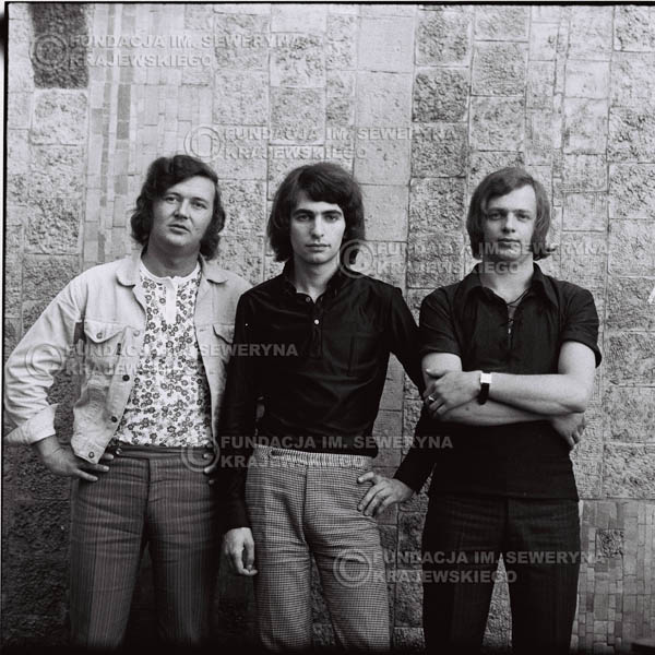 # 701 - 1970r. Czerwone Gitary w składzie: Seweryn Krajewski, Bernard Dornowski, Jerzy Skrzypczyk.