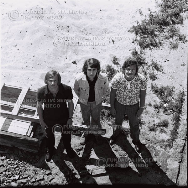 # 703 - 1970r. Czerwone Gitary w składzie: Seweryn Krajewski, Bernard Dornowski, Jerzy Skrzypczyk.