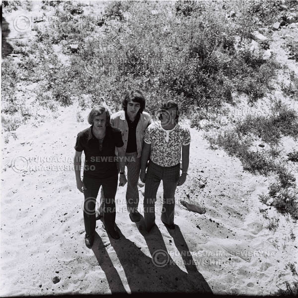 # 704 - 1970r. Czerwone Gitary w składzie: Seweryn Krajewski, Bernard Dornowski, Jerzy Skrzypczyk.