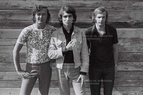 # 756 - 1970r. Warszawa, Czerwone Gitary w składzie: Seweryn Krajewski, Bernard Dornowski, Jerzy Skrzypczyk