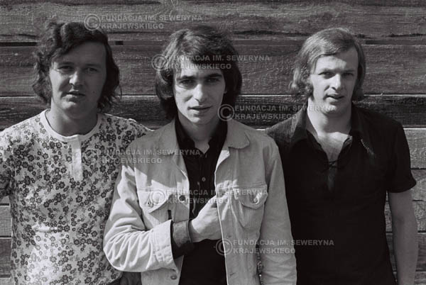 # 758 - 1970r. Warszawa, Czerwone Gitary w składzie: Seweryn Krajewski, Bernard Dornowski, Jerzy Skrzypczyk