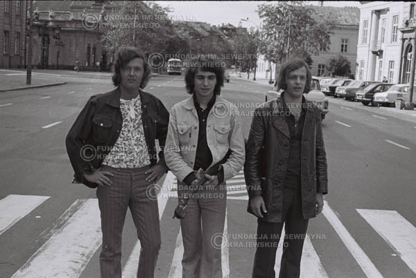 # 778 - 1970r. Warszawa, Czerwone Gitary w składzie: Seweryn Krajewski, Bernard Dornowski, Jerzy Skrzypczyk