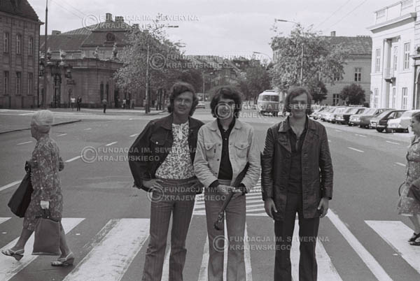 # 783 - 1970r. Warszawa, Czerwone Gitary w składzie: Seweryn Krajewski, Bernard Dornowski, Jerzy Skrzypczyk