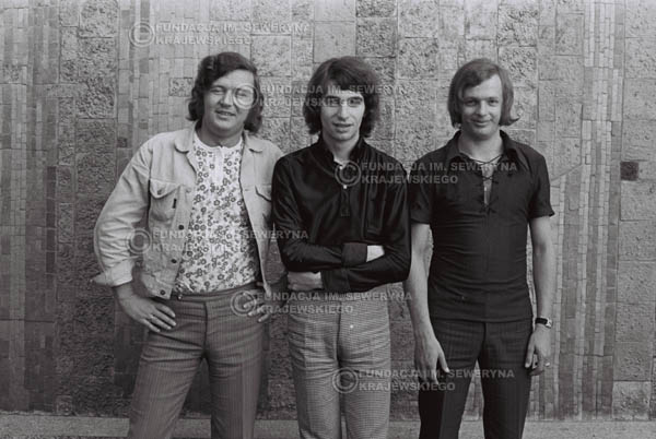 # 785 - 1970r. Warszawa, Czerwone Gitary w składzie: Seweryn Krajewski, Bernard Dornowski, Jerzy Skrzypczyk