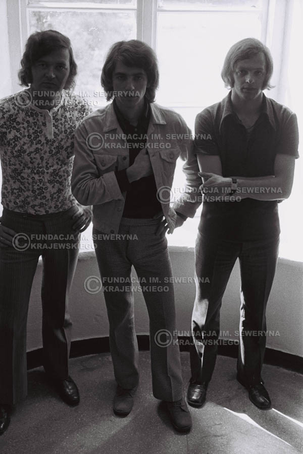 # 790 - 1970r. Warszawa, Czerwone Gitary w składzie: Seweryn Krajewski, Bernard Dornowski, Jerzy Skrzypczyk