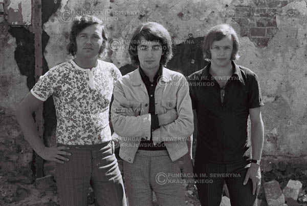 # 816 - 1970r. Warszawa, Czerwone Gitary w składzie: Seweryn Krajewski, Bernard Dornowski, Jerzy Skrzypczyk