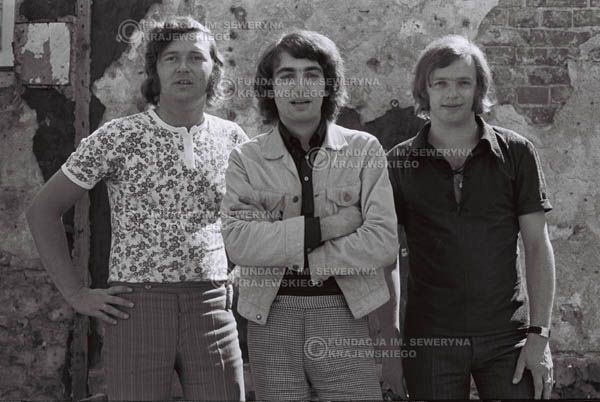# 819 - 1970r. Warszawa, Czerwone Gitary w składzie: Seweryn Krajewski, Bernard Dornowski, Jerzy Skrzypczyk