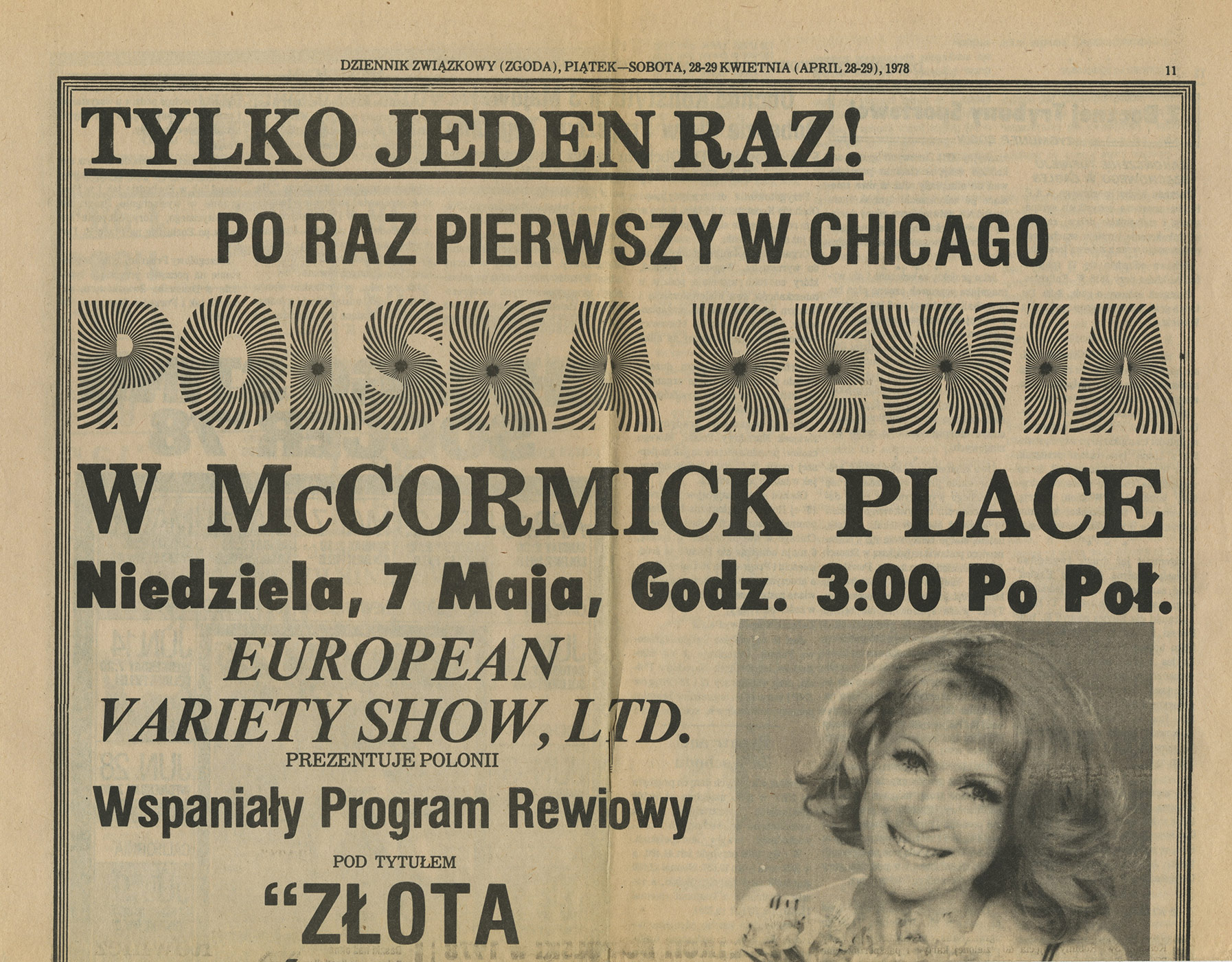 1969-1978_Dziennik_Zwiazkowy_1978_Polska_Rewia_Plakat_01